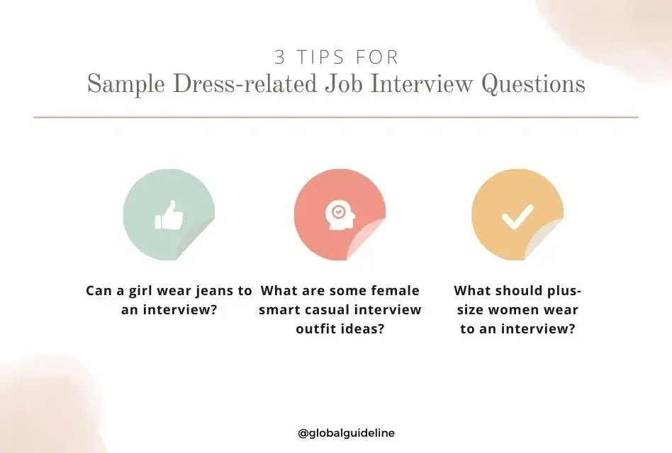 Sample Dress-related Job Interview Questions