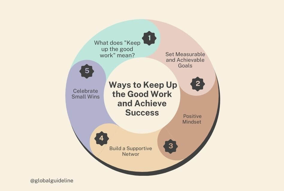 Top 5 Ways to Keep Up the Good Work and Achieve Success