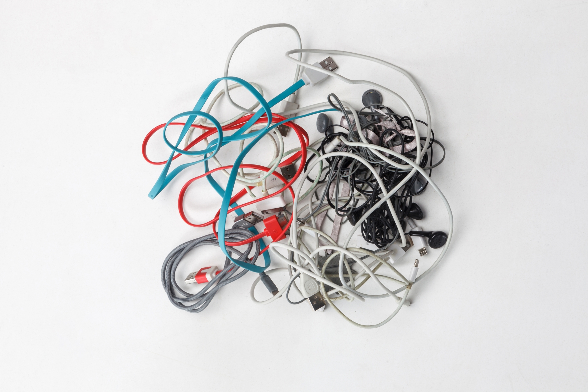 捨てられたイヤホン