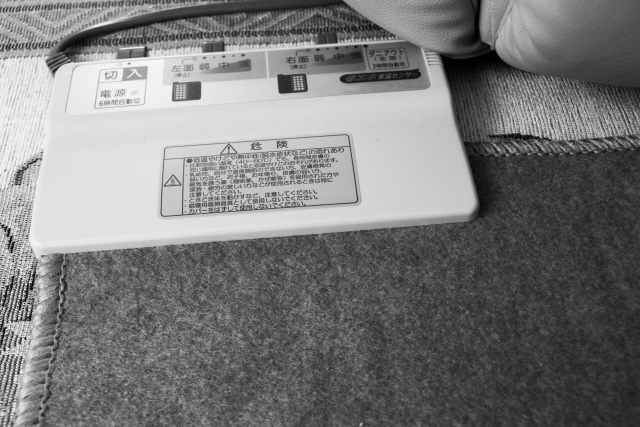 ホットカーペットの電源部分