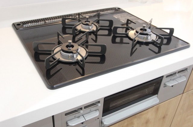 キッチンのガスコンロ
