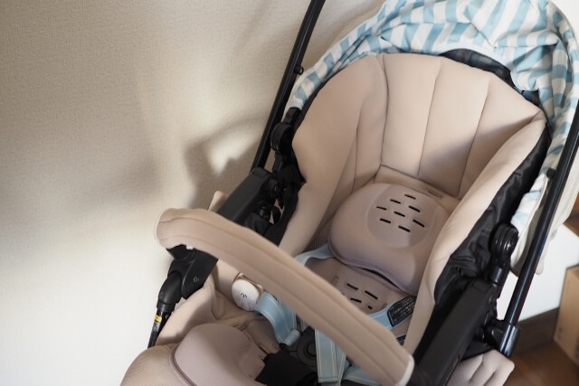 クッション性能のあるベビーカーの画像