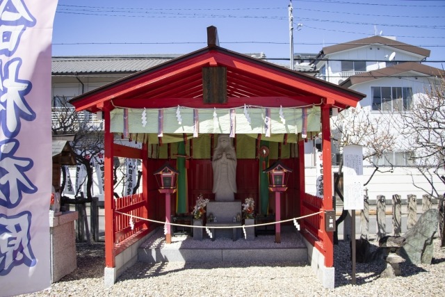 山田天満宮での人形供養